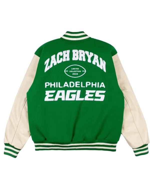 Zach Bryan x Eagles Letterman Jacket Shopotiny