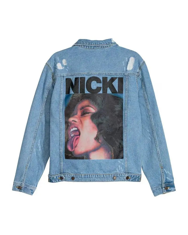 Nicki Minaj H&M Denim Jacket Clanton Jacket