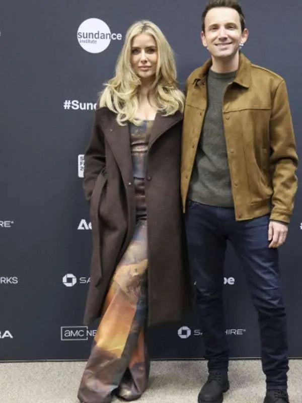 Nicole Alexandra Shipley Fairyland Brown Trench Coat