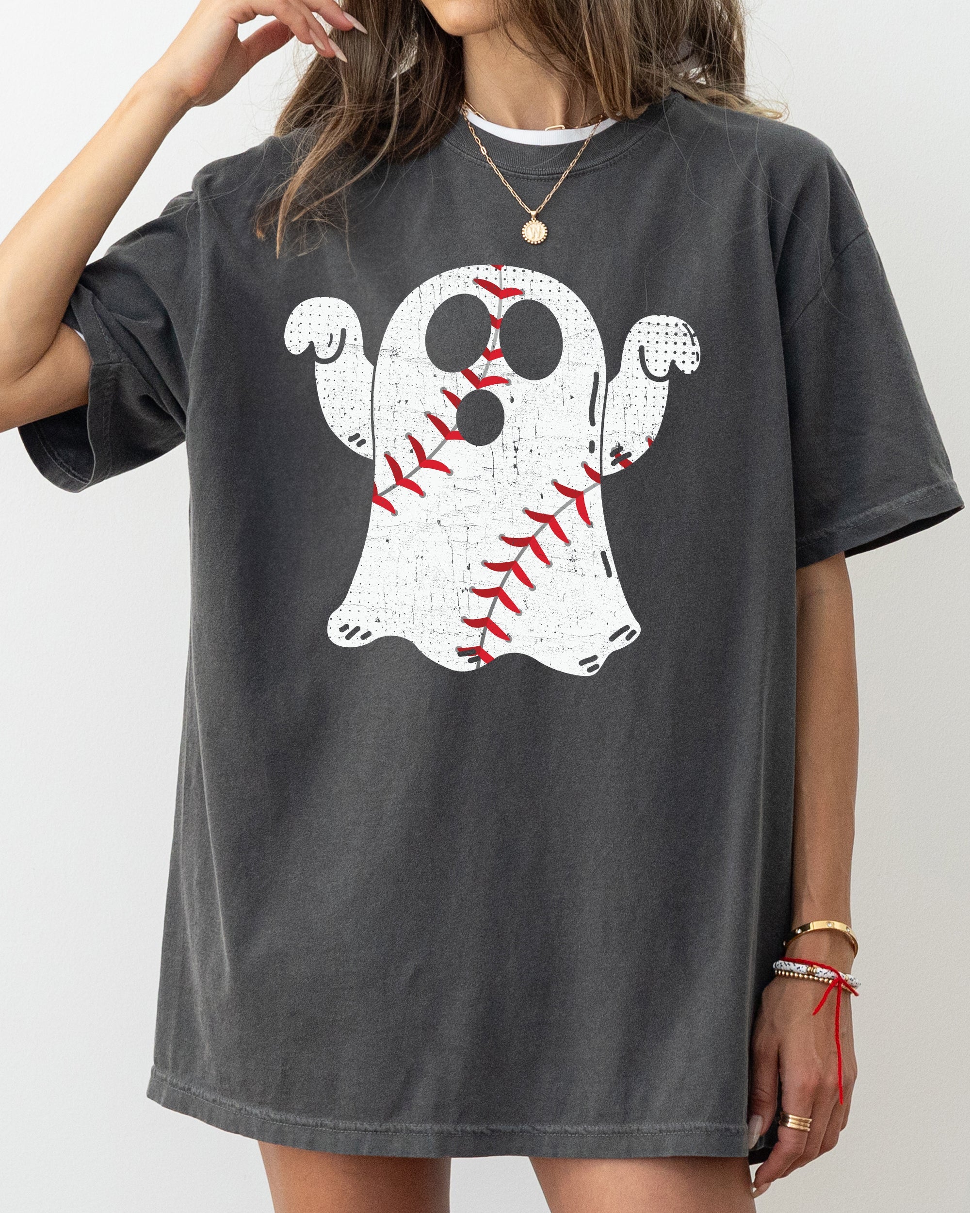 Baseball Ghost, Spooky, Skeleton, Funny, Witch, Aesthetic, Meme, Halloween, Costume, Tshirt Comfort Colors T-Shirt