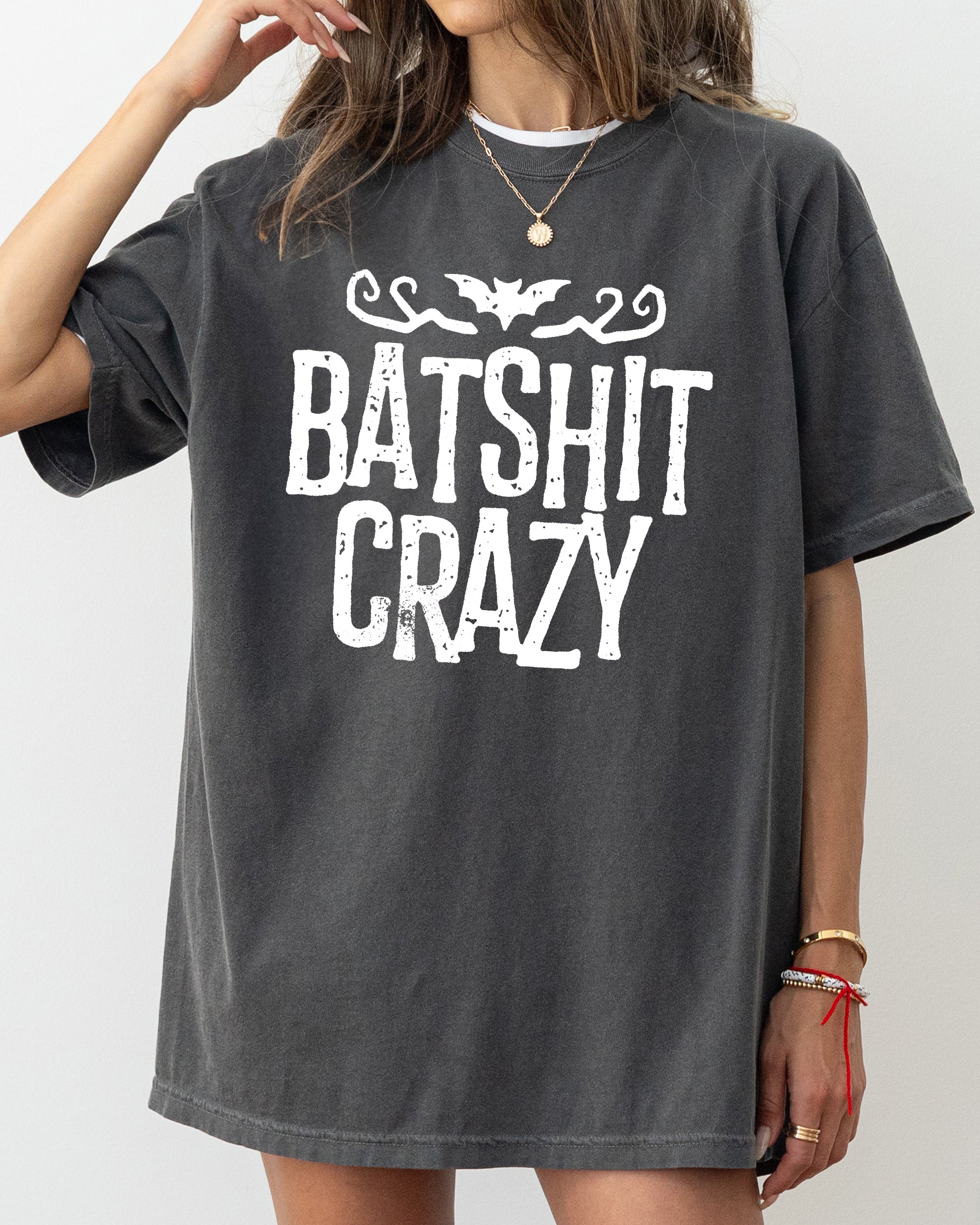 Batshit Crazy, Skeletons, Ghost, Western, Witch, Skull, Aesthetic, Meme, Halloween, Costume, Tshirt Comfort Colors T-Shirt