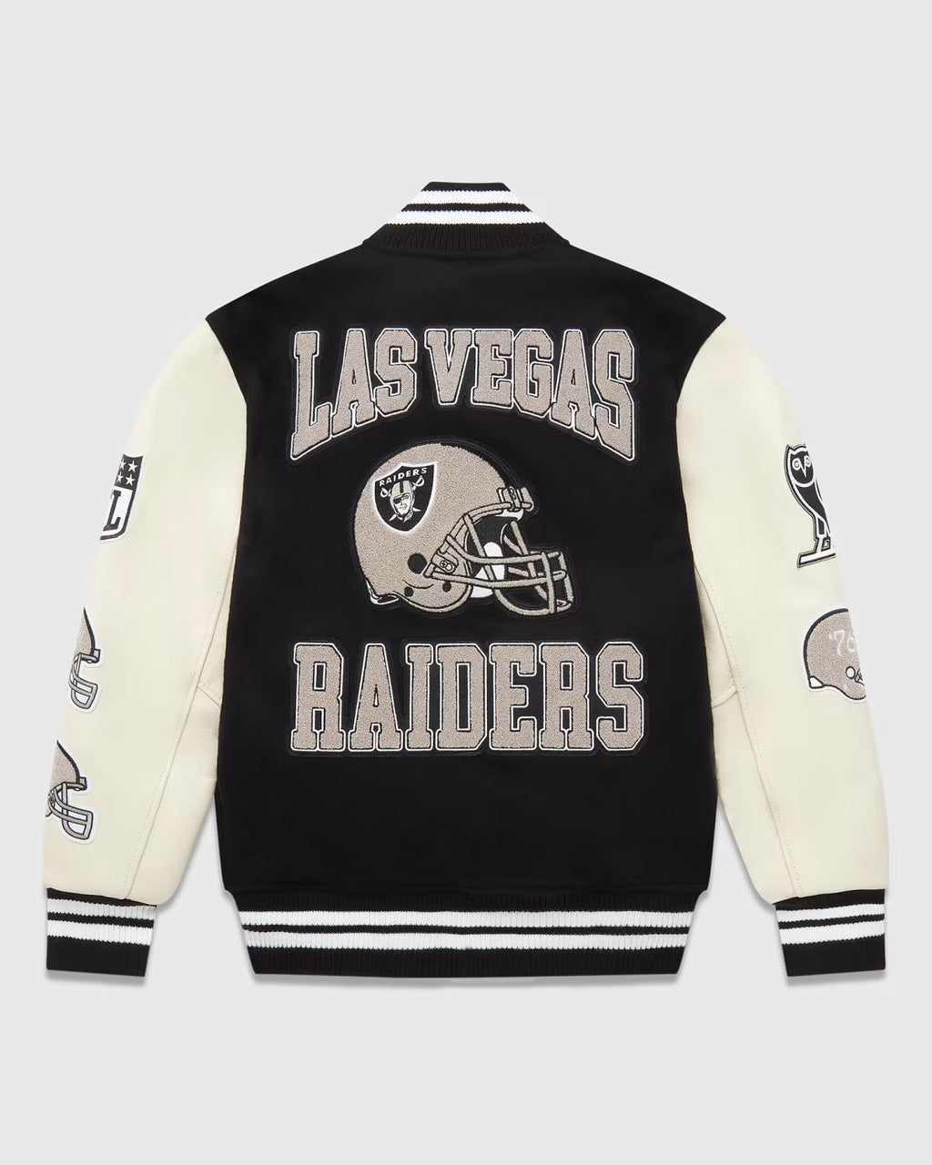 OVO X NFL Las Vegas Raiders Varsity Jacket USA Jackets
