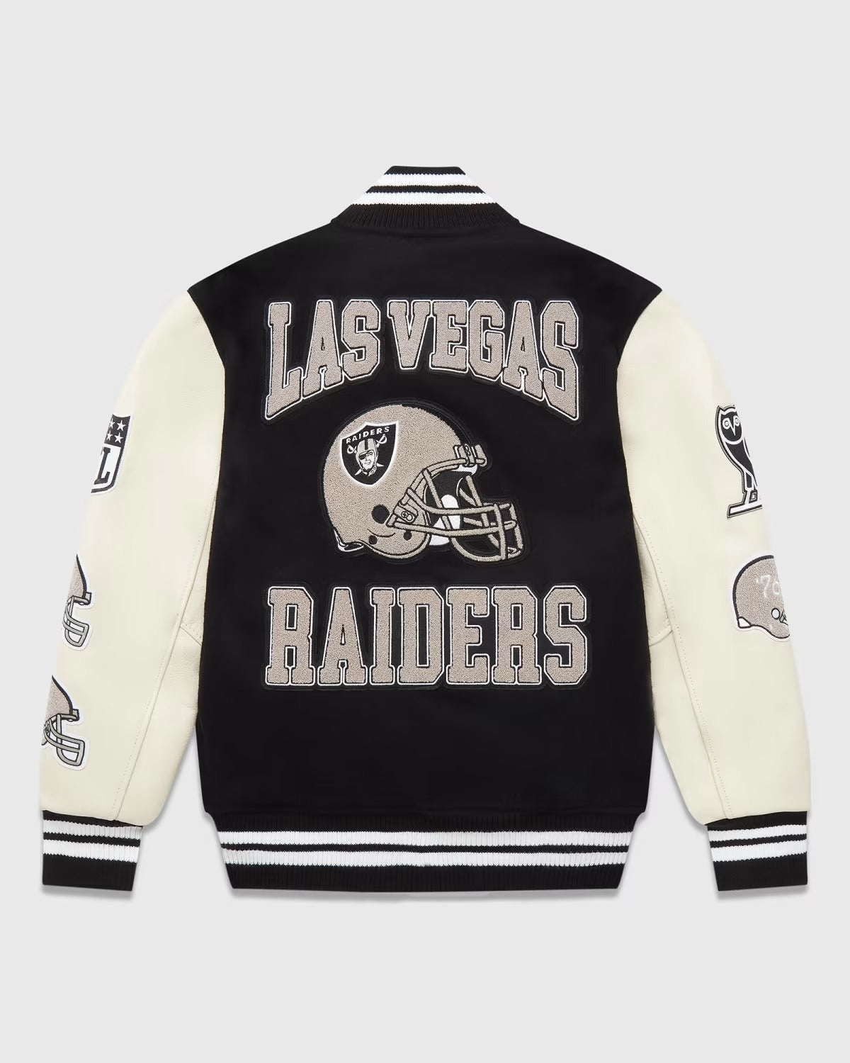 OVO X NFL Las Vegas Raiders Varsity Jacket USA Jackets