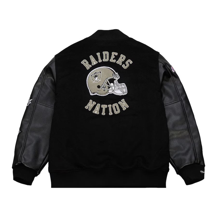 Oakland Raiders Blackout Collection Vintage Jacket USA Jackets