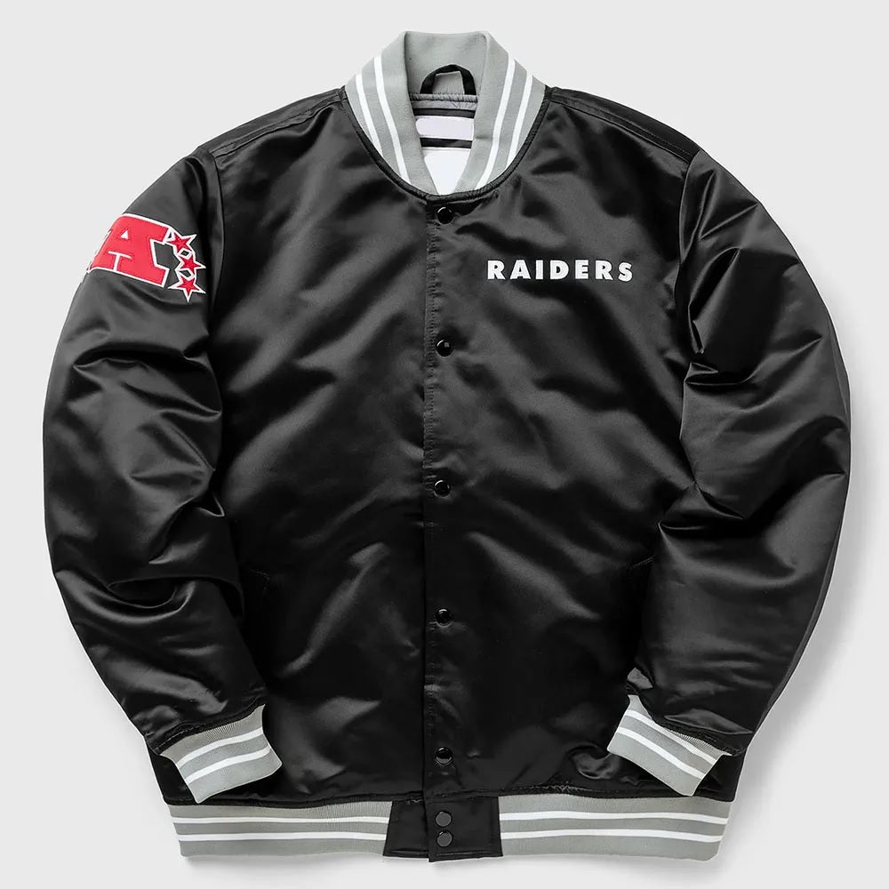 Oakland Raiders Heavyweight Satin Jacket USA Jackets