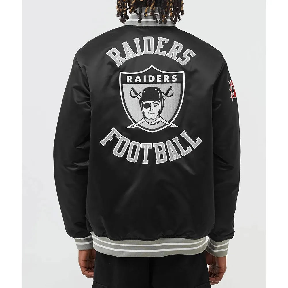Oakland Raiders Heavyweight Satin Jacket USA Jackets