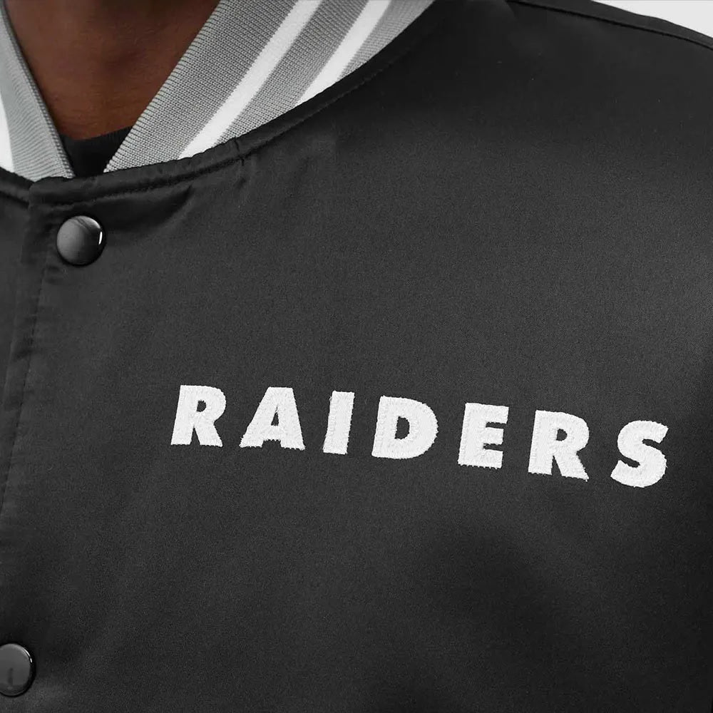 Oakland Raiders Heavyweight Satin Jacket USA Jackets