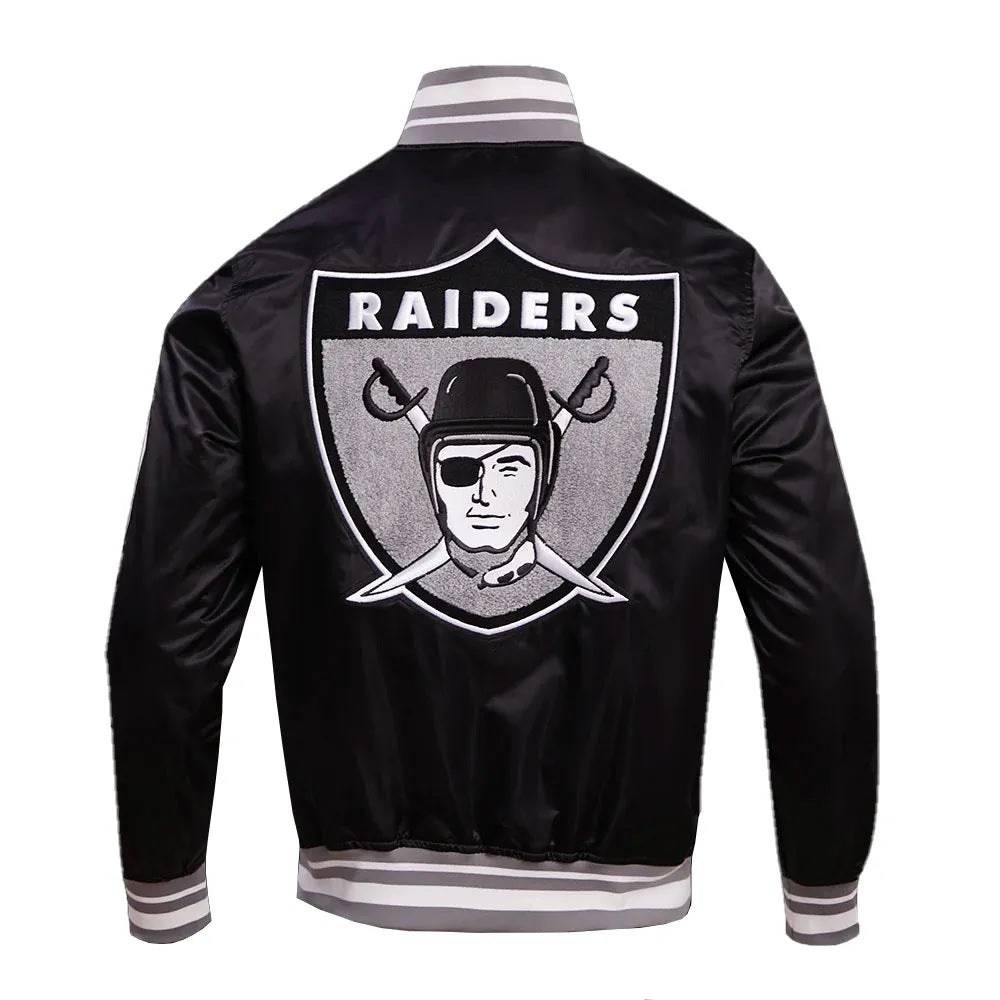 Oakland Raiders Retro Classic Rib Jacket USA Jackets