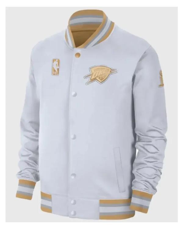 Oklahoma City Thunder 2025 Finals Champions Banner Raising Ceremony Jacket