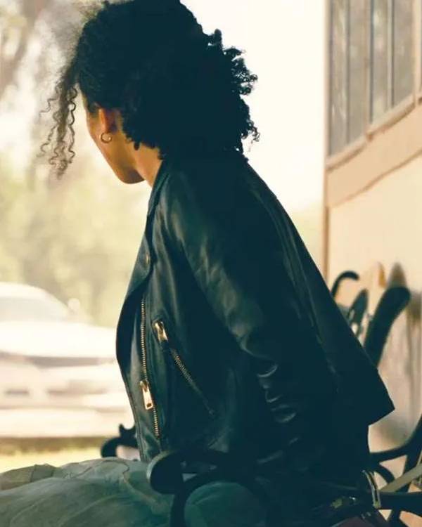 One Battle After Another Chase Infiniti Leather Jacket