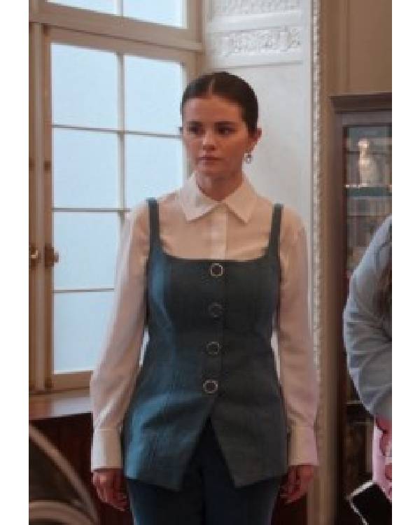 Only Murders In The Building S05 Selena Gomez Blue Vest
