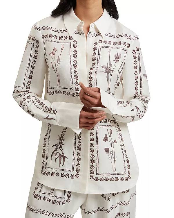 Only Murders in the Building S05 Meryl Streep Printed Blouse