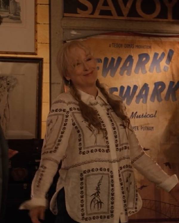 Only Murders in the Building S05 Meryl Streep Printed Blouse