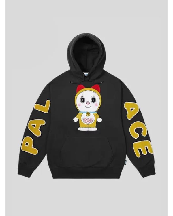 Palace x Doraemon Fleece Hoodie Shopotiny