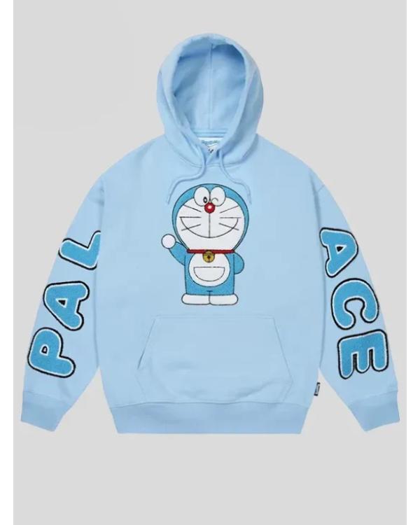 Palace x Doraemon Fleece Hoodie Shopotiny