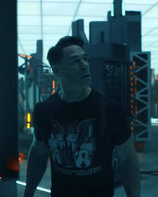 Peacemaker John Cena Black T-Shirt