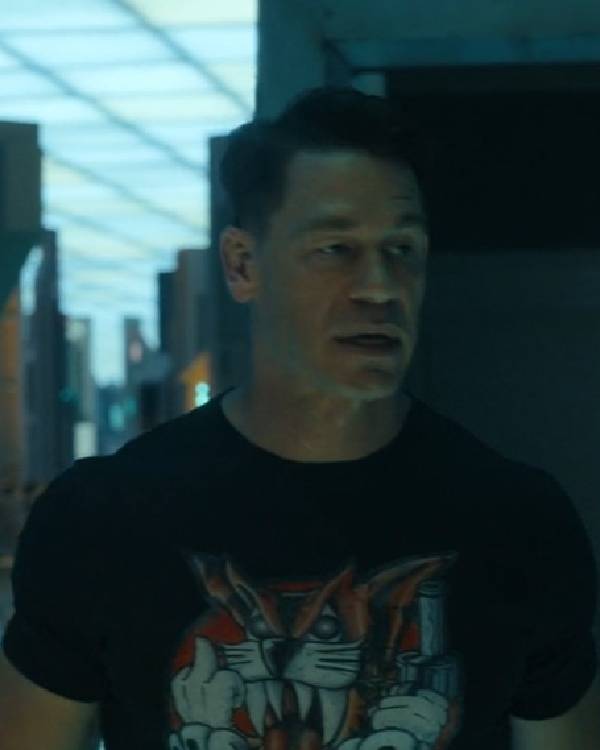 Peacemaker John Cena Black T-Shirt