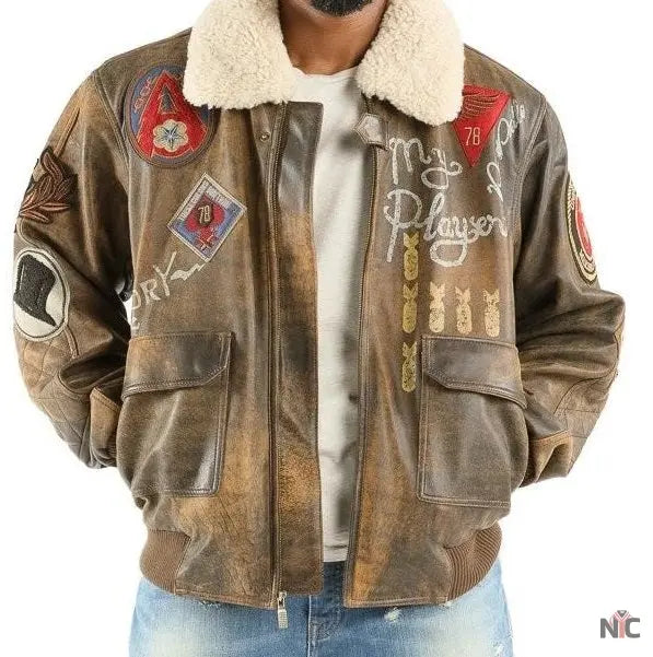 Pelle Pelle Make It Rain Bomber Jacket Clanton Jacket