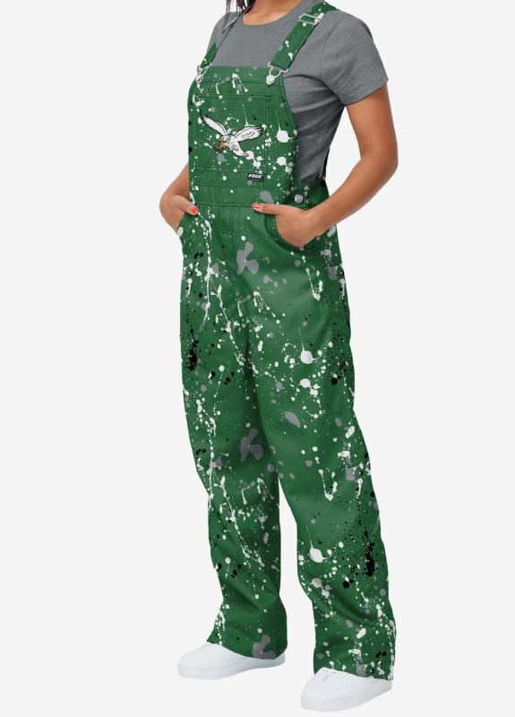 Philadelphia Eagles Mens Kelly Green Overalls