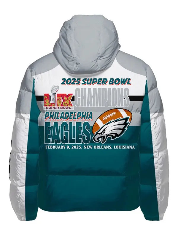 Philadelphia Eagles Super Bowl LIX 2025 Hooded Jacket