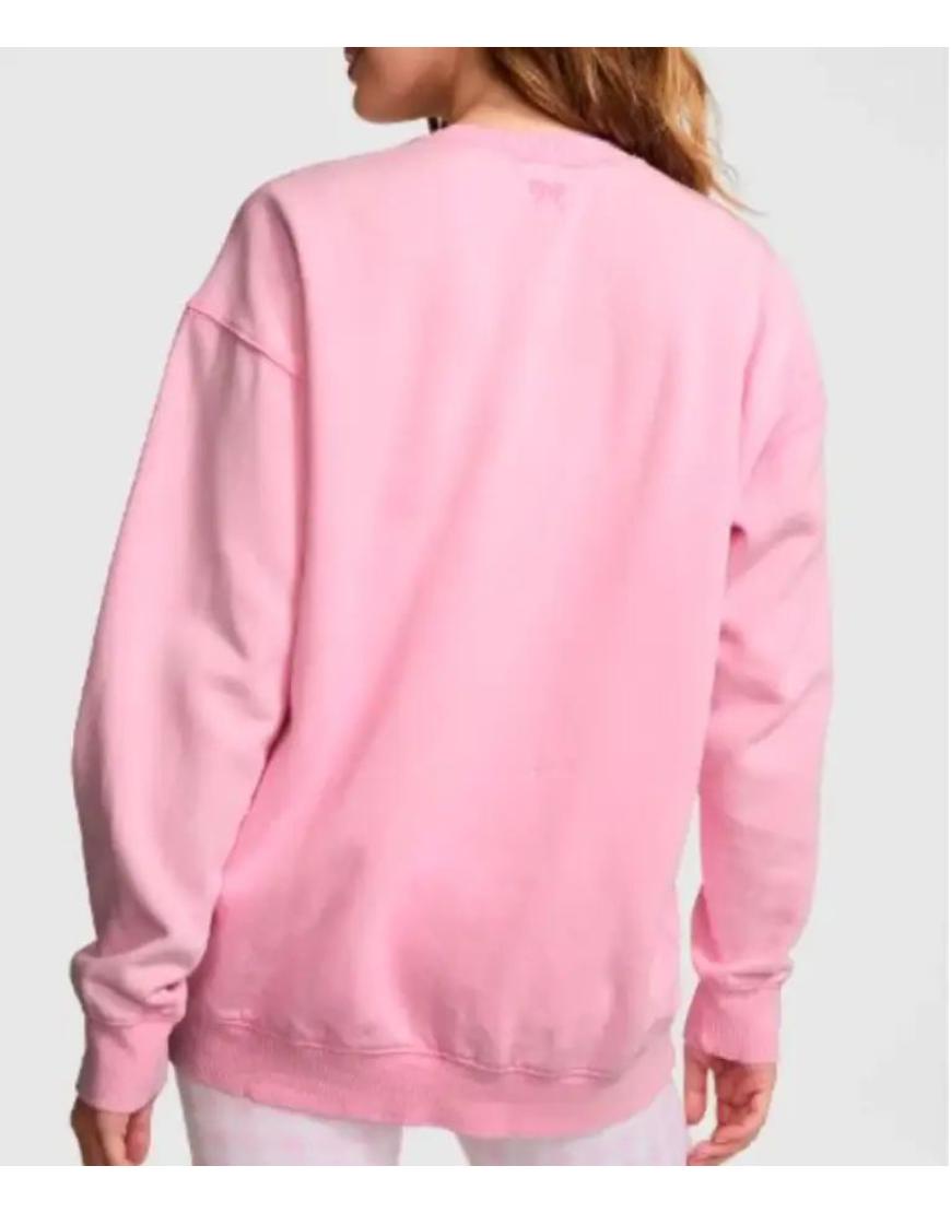 Pink x LoveShackFancy Crew Sweatshirt