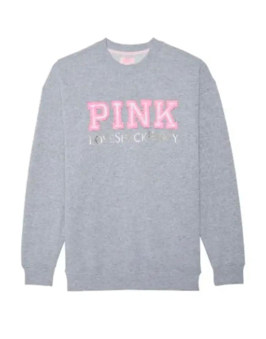 Pink x LoveShackFancy Crew Sweatshirt