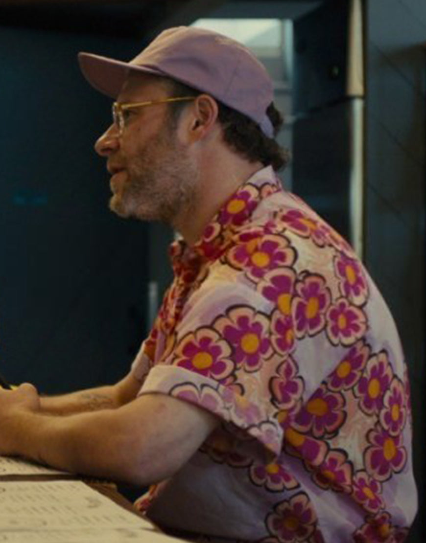 Platonic S02 Seth Rogen Pink Floral Shirt