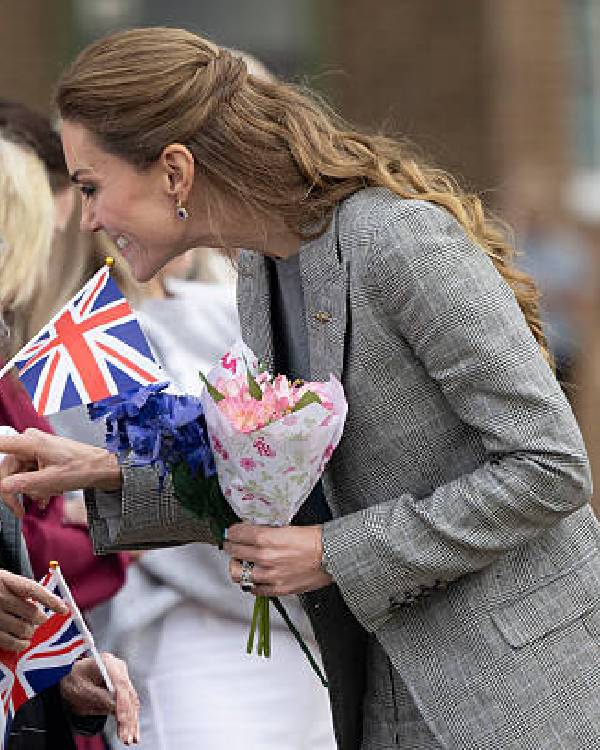 RAF Coningsby Kate Middleton Grey Blazer