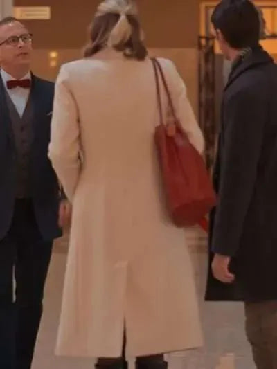 Rachel Skarsten The Christmas Charade 2024 White Coat