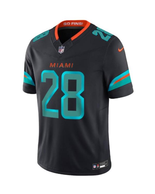 Miami Dolphins De’Von Achane 2025 Rivalries Collection Jersey