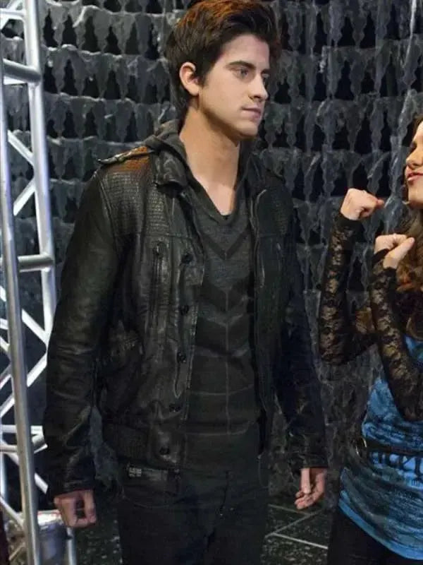 Ryder Daniels Black Leather Jacket