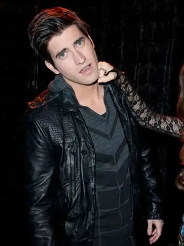 Ryder Daniels Black Leather Jacket