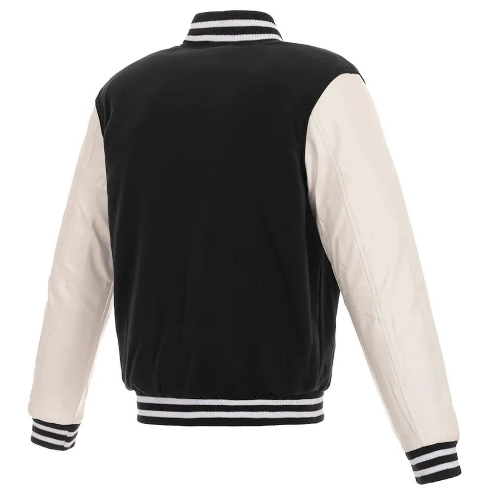 Miami Dolphins Varsity Black and White Jacket USA Jackets