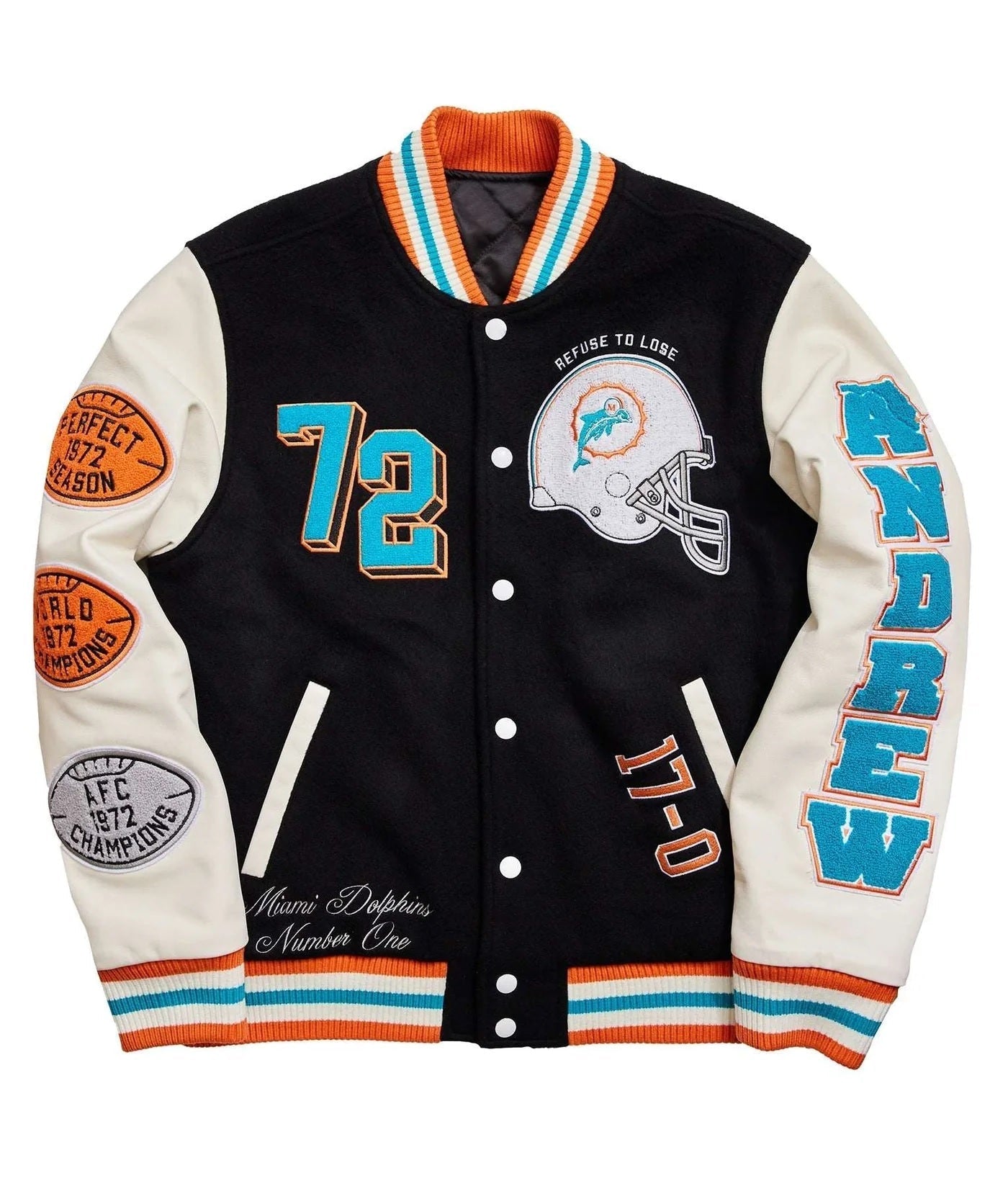 Miami Dolphins Wool Varsity Jacket USA Jackets