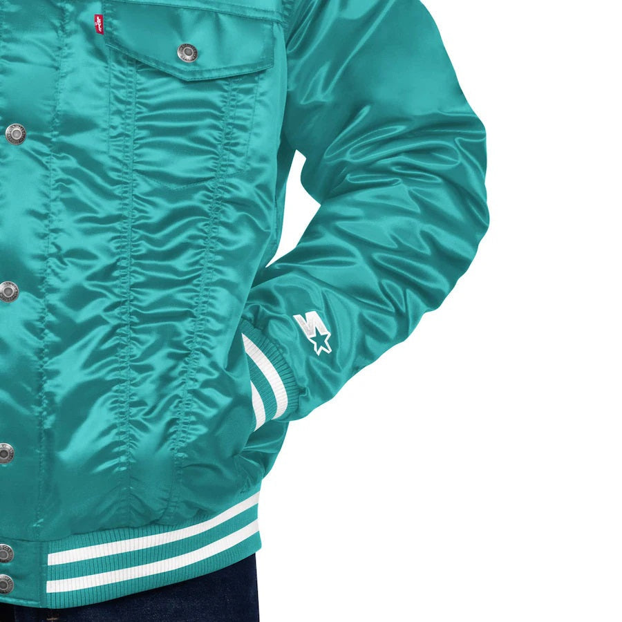 Levis x Starter Miami Dolphins Jacket USA Jackets