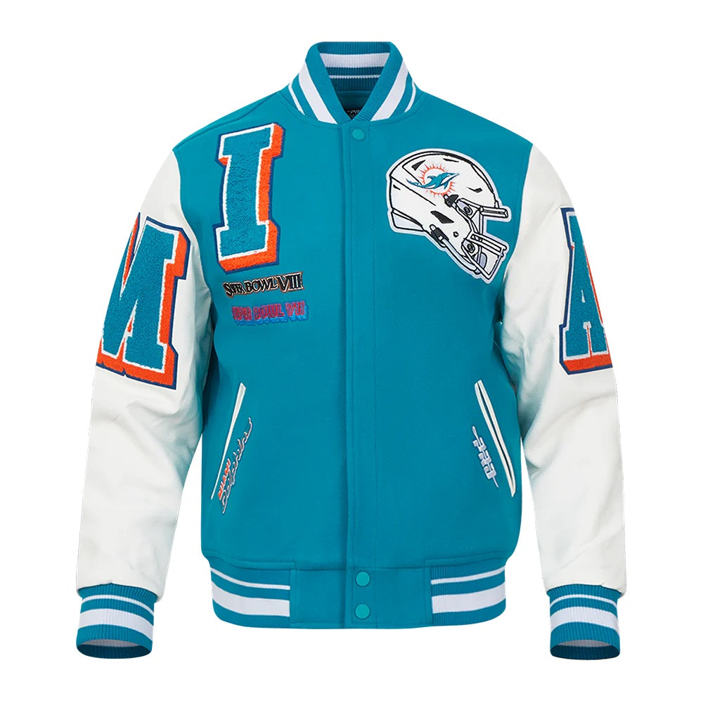 Miami Dolphins Mashup Varsity Jacket USA Jackets