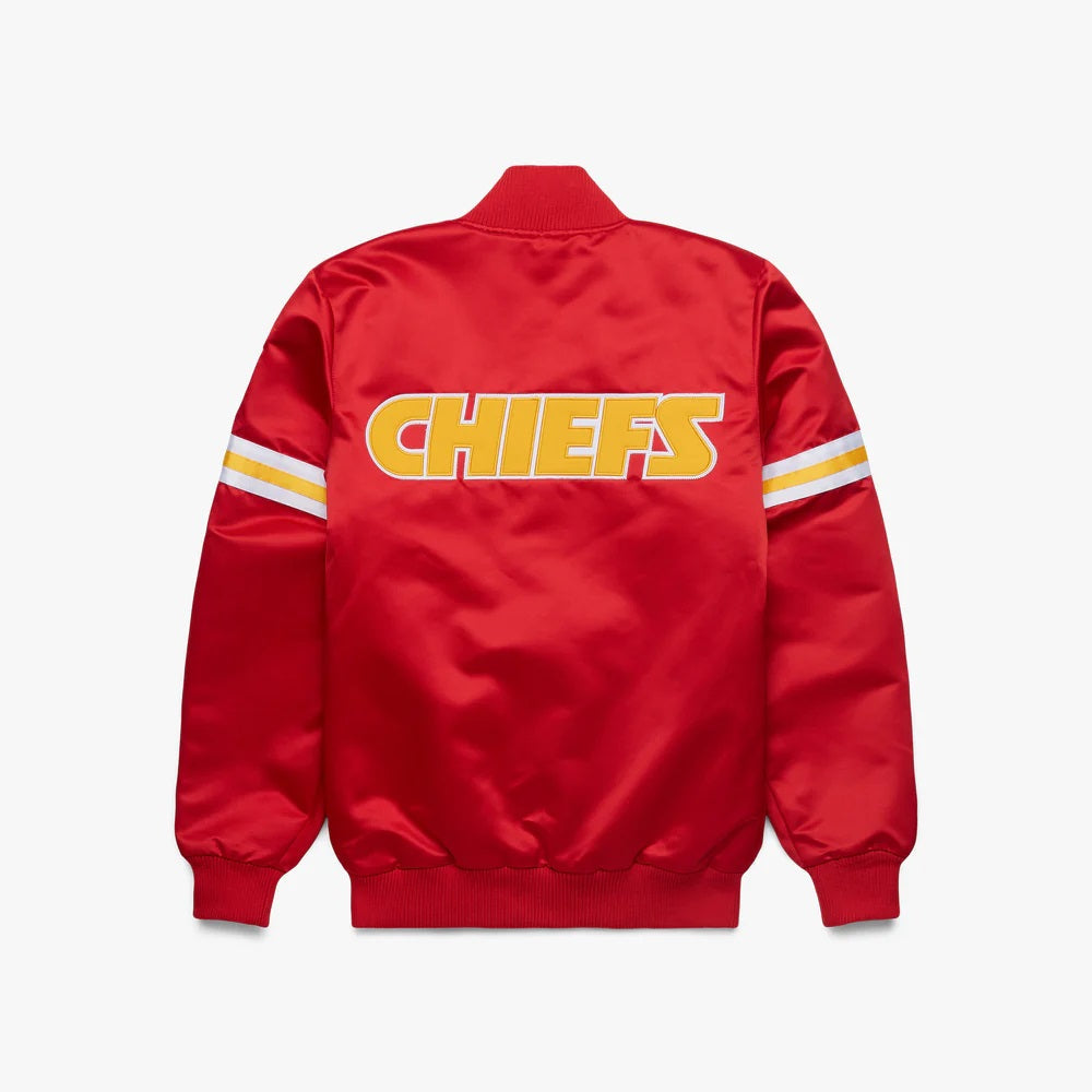 Starter Kansas City Chiefs Heavyweight Satin Jacket USA Jackets