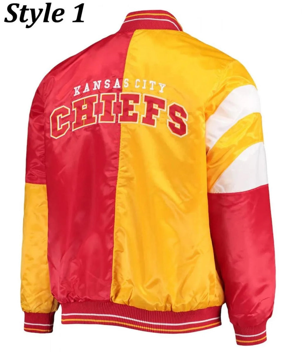 Varsity Kansas City Chiefs Satin Jacket USA Jackets