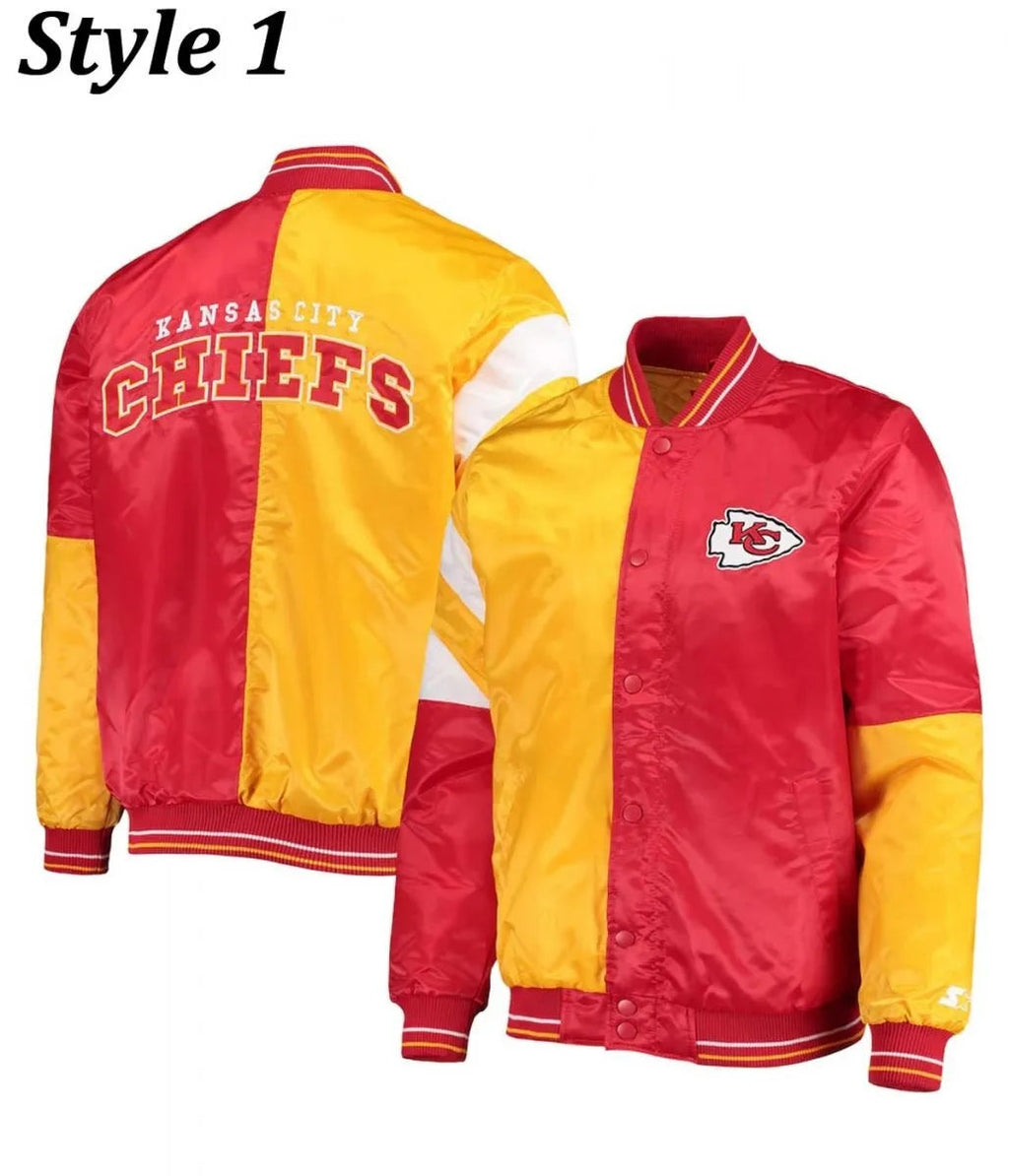Varsity Kansas City Chiefs Satin Jacket USA Jackets