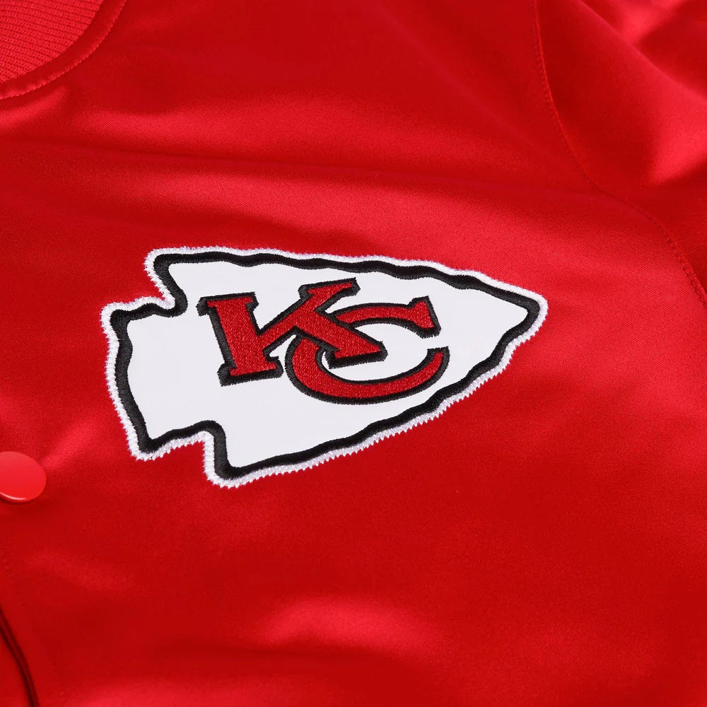 Starter Kansas City Chiefs Heavyweight Satin Jacket USA Jackets