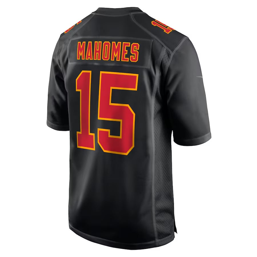 Patrick Mahomes Black Kansas City Chiefs Super Bowl LVIII Game Jersey USA Jackets