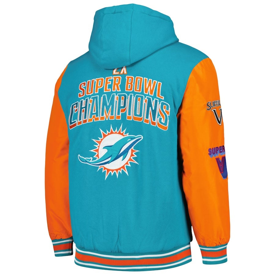 Miami Dolphins Super Bowl Champions Hoodie Jacket USA Jackets