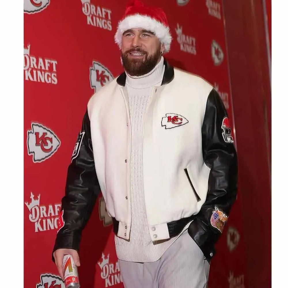 Kansas City Chiefs Travis Kelce Varsity Jacket USA Jackets