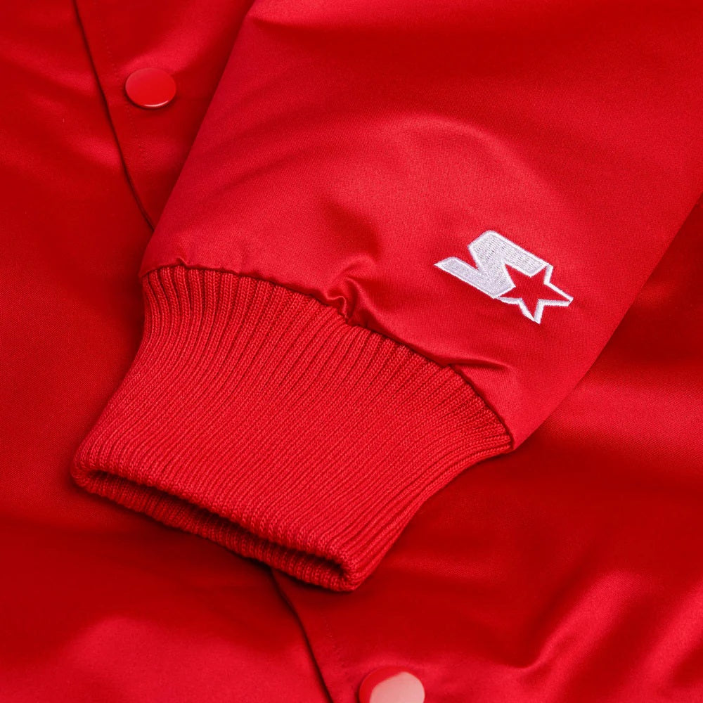 Starter Kansas City Chiefs Heavyweight Satin Jacket USA Jackets