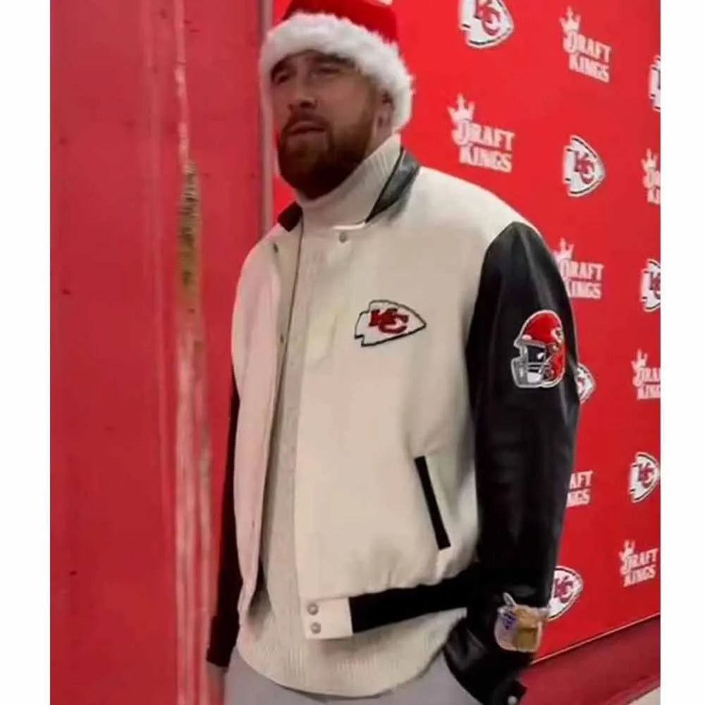 Kansas City Chiefs Travis Kelce Varsity Jacket USA Jackets