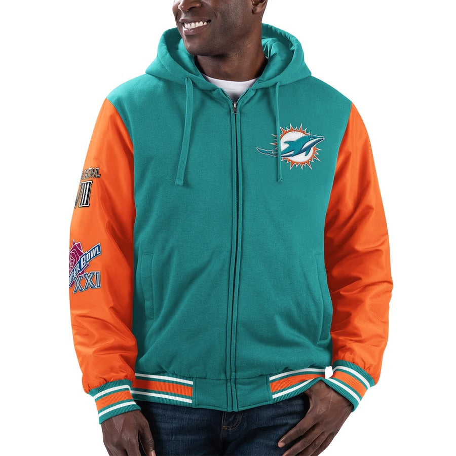 Miami Dolphins Super Bowl Champions Hoodie Jacket USA Jackets