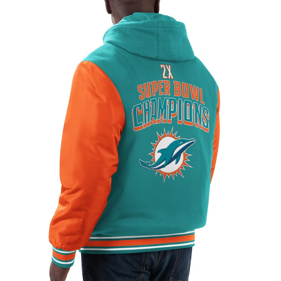 Miami Dolphins Super Bowl Champions Hoodie Jacket USA Jackets