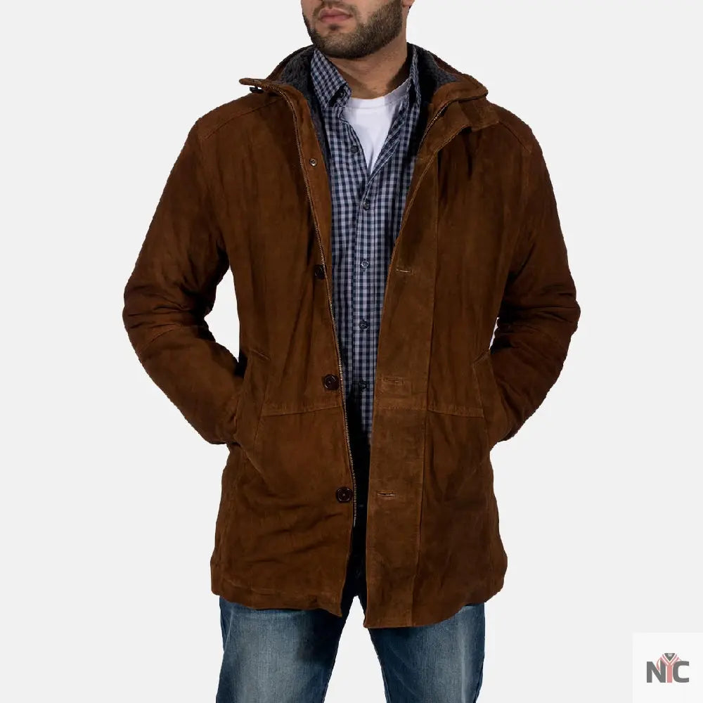Sheriff Brown Suede Jacket Shopotiny