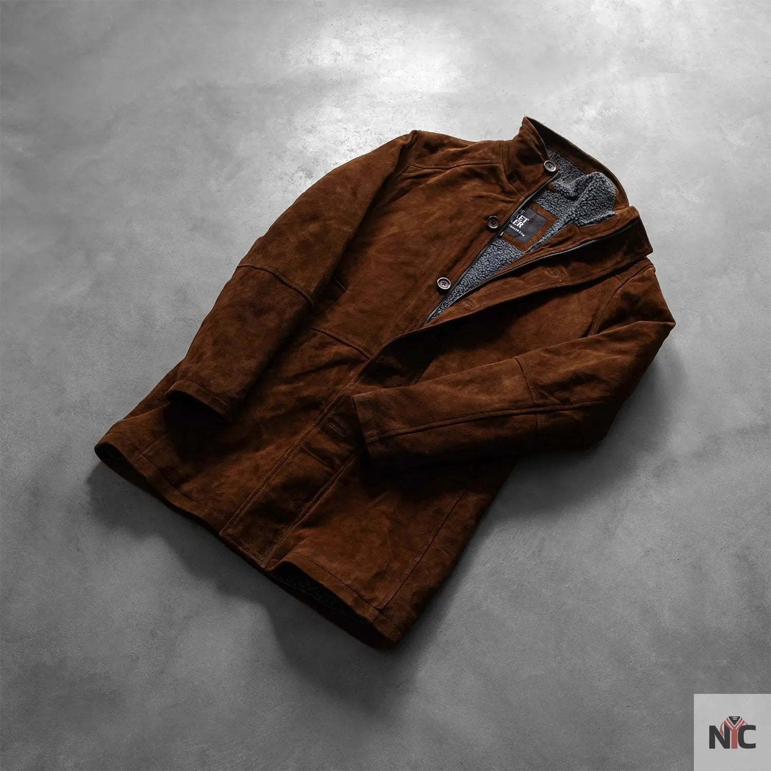 Sheriff Brown Suede Jacket Shopotiny