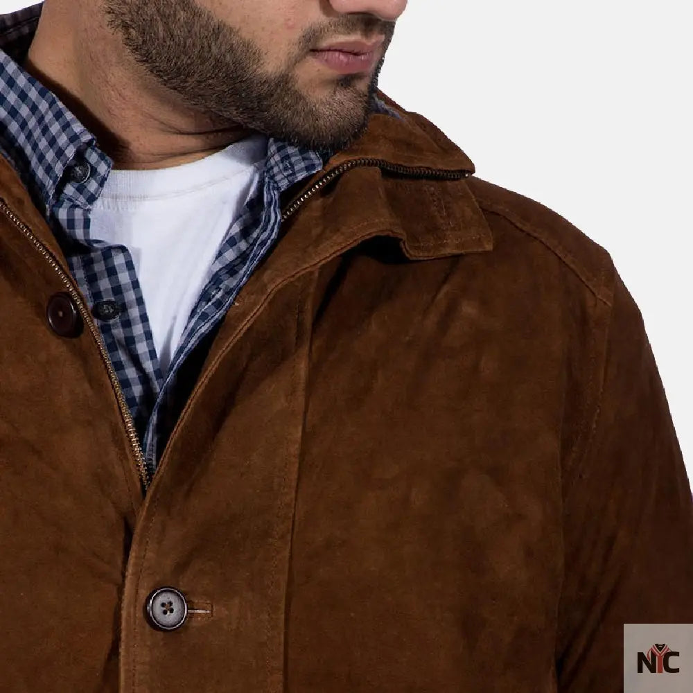 Sheriff Brown Suede Jacket Shopotiny